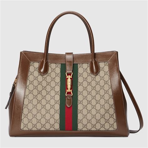 gucci jackie bag tote|jackie 1961 large tote bag.